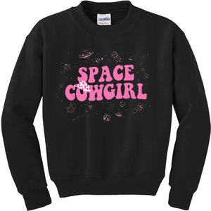 Space Cowgirl Costume For Teens Women Retro Groovy 70s Kids Sweatshirt