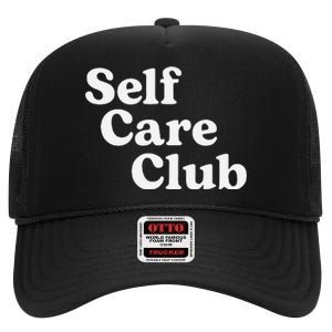 Self Care Club Positive Aesthetic Self Love High Crown Mesh Back Trucker Hat