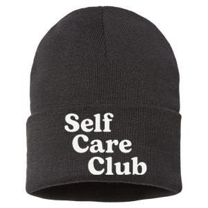 Self Care Club Positive Aesthetic Self Love Sustainable Knit Beanie