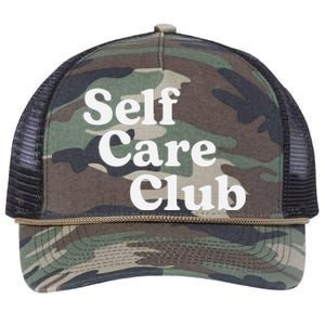 Self Care Club Positive Aesthetic Self Love Retro Rope Trucker Hat Cap