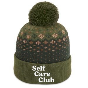 Self Care Club Positive Aesthetic Self Love The Baniff Cuffed Pom Beanie