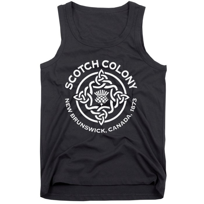 Scotch Colony Celtic Knot Heritage And Tradition Tank Top