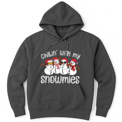Snowman Christmas Chillin With My Snowmies Ugly Gift Hoodie
