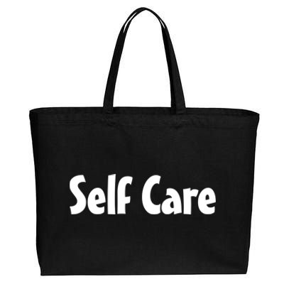 Self Care Cute Gift Meaningful Gift Cotton Canvas Jumbo Tote