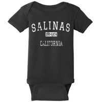 Salinas California Ca Vintage Baby Bodysuit