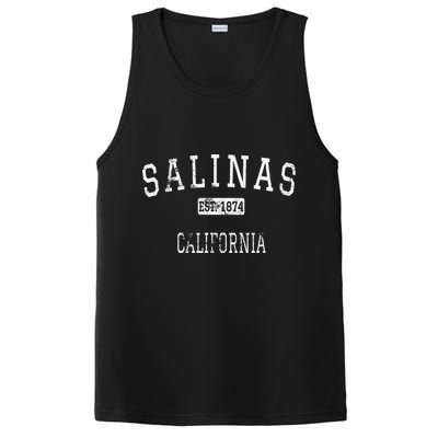 Salinas California Ca Vintage PosiCharge Competitor Tank
