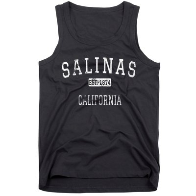 Salinas California Ca Vintage Tank Top