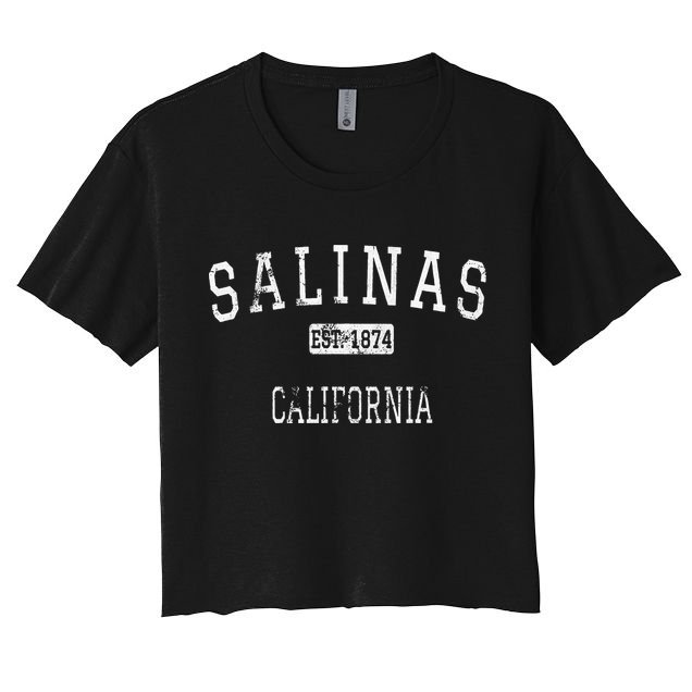 Salinas California Ca Vintage Crop Top