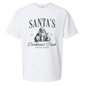 SantaS Cocktail Club Christmas Sueded Cloud Jersey T-Shirt