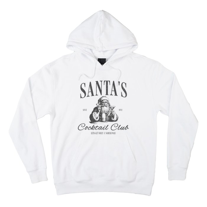 SantaS Cocktail Club Christmas Hoodie