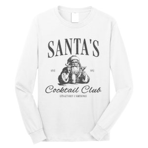 SantaS Cocktail Club Christmas Long Sleeve Shirt