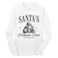 SantaS Cocktail Club Christmas Long Sleeve Shirt