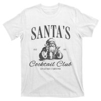 SantaS Cocktail Club Christmas T-Shirt