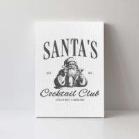 SantaS Cocktail Club Christmas Canvas