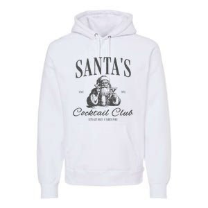 SantaS Cocktail Club Christmas Premium Hoodie