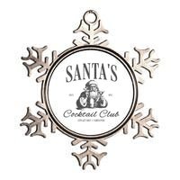 SantaS Cocktail Club Christmas Metallic Star Ornament