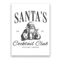 SantaS Cocktail Club Christmas Poster