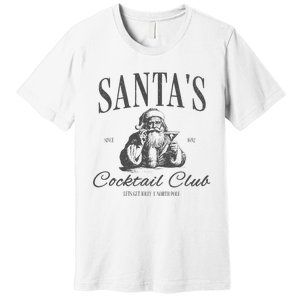 SantaS Cocktail Club Christmas Premium T-Shirt