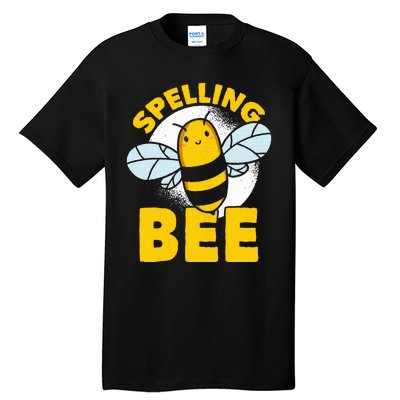 School Competition Competitive Word Spelling Bee Tall T-Shirt