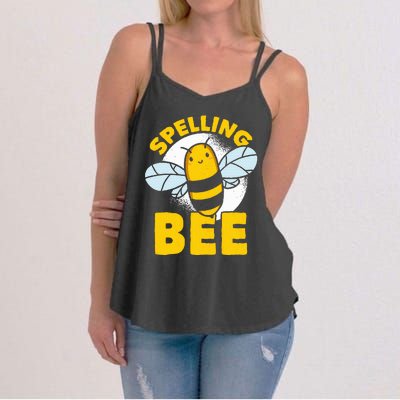 School Competition Competitive Word Spelling Bee Women's Strappy Tank