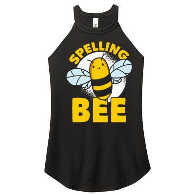 School Competition Competitive Word Spelling Bee Women’s Perfect Tri Rocker Tank