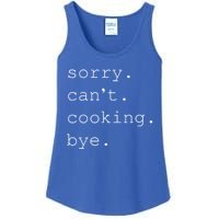 Sorry Cooking Can't Cute Cooking Mom Gift Ladies Essential Tank