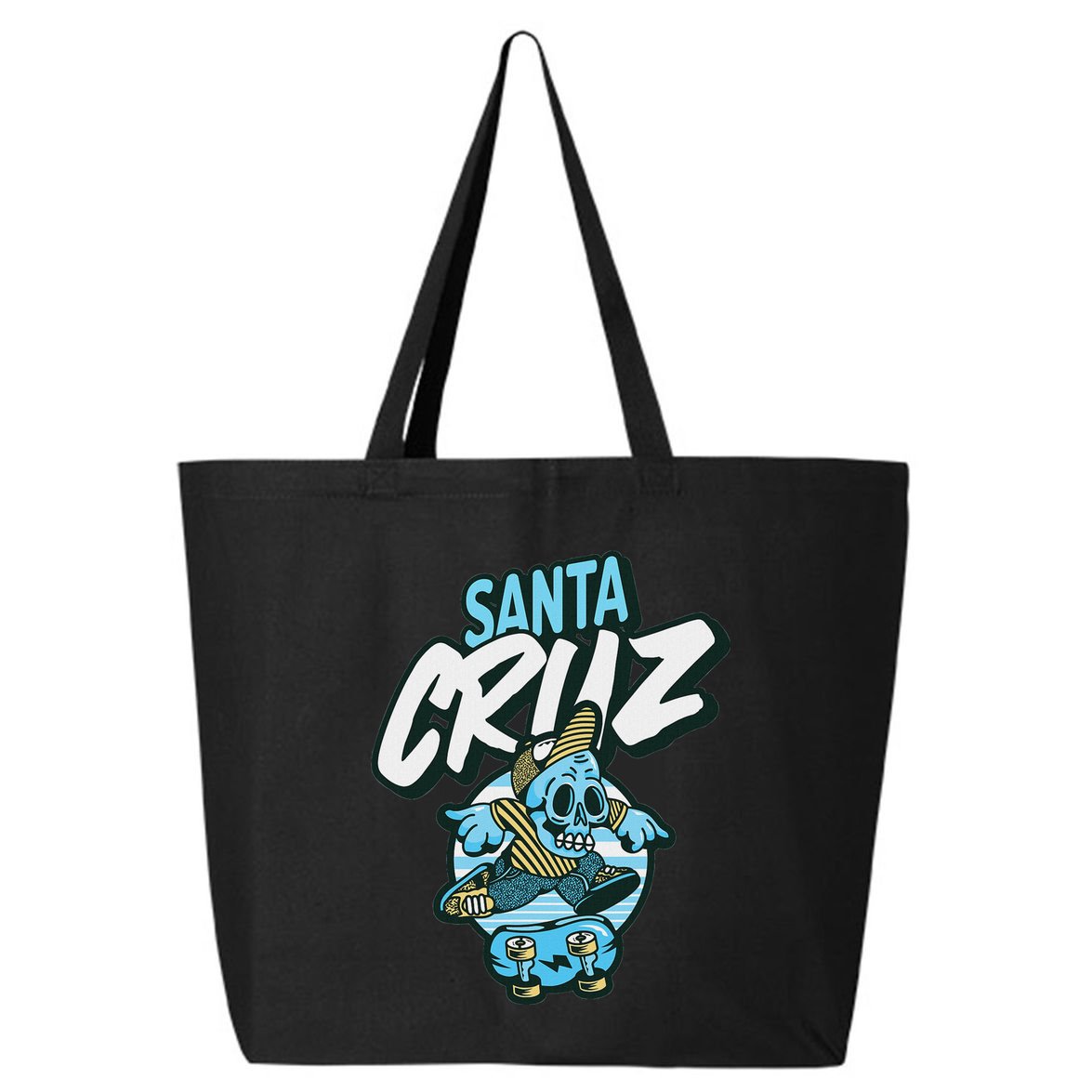 Santa Cruz California Vintage Skeleton 25L Jumbo Tote