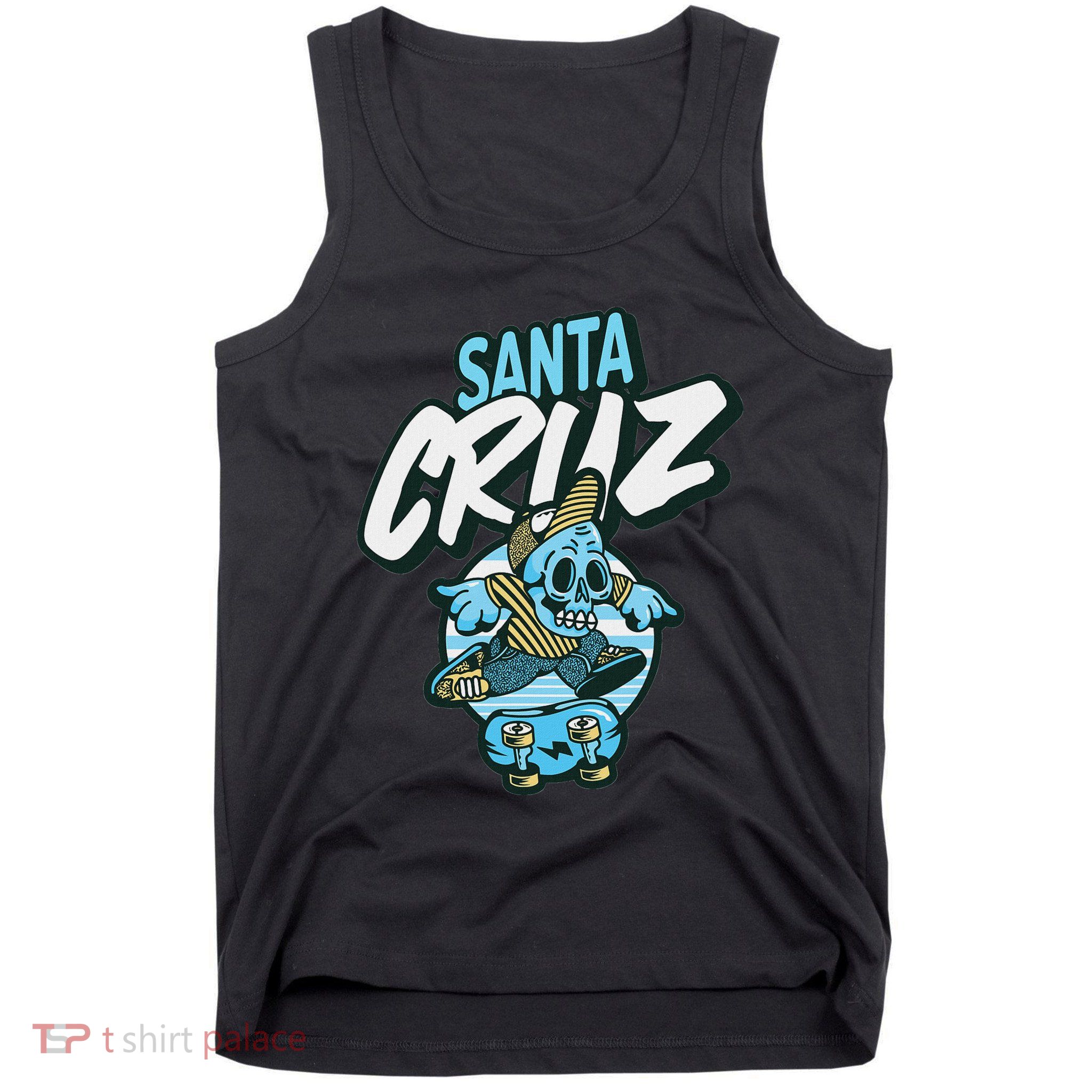 Santa Cruz California Vintage Skeleton Tank Top