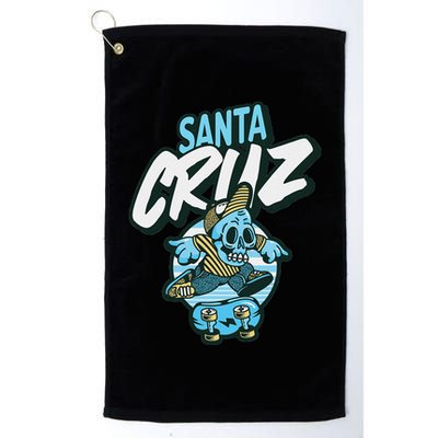 Santa Cruz California Vintage Skeleton Golf Towel