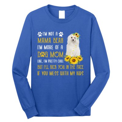 Sunflower Chinese Crested Mom Mothers Day Dog Mom Gift Long Sleeve Shirt