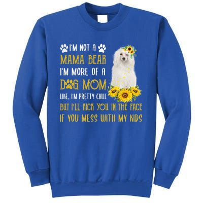 Sunflower Chinese Crested Mom Mothers Day Dog Mom Gift Sweatshirt