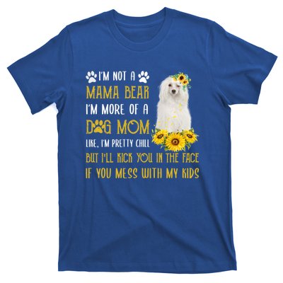 Sunflower Chinese Crested Mom Mothers Day Dog Mom Gift T-Shirt