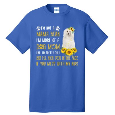 Sunflower Chinese Crested Mom Mothers Day Dog Mom Gift Tall T-Shirt