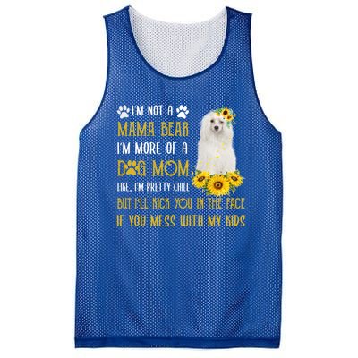 Sunflower Chinese Crested Mom Mothers Day Dog Mom Gift Mesh Reversible Basketball Jersey Tank