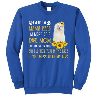 Sunflower Chinese Crested Mom Mothers Day Dog Mom Gift Tall Sweatshirt