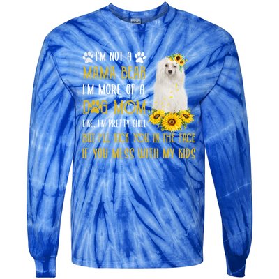 Sunflower Chinese Crested Mom Mothers Day Dog Mom Gift Tie-Dye Long Sleeve Shirt