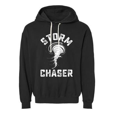 Storm Chaser Costume Tornado Twister Chasers Boy Garment-Dyed Fleece Hoodie