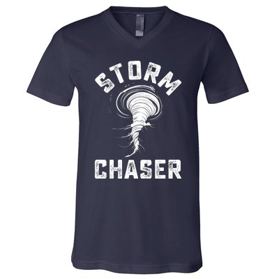 Storm Chaser Costume Tornado Twister Chasers Boy V-Neck T-Shirt