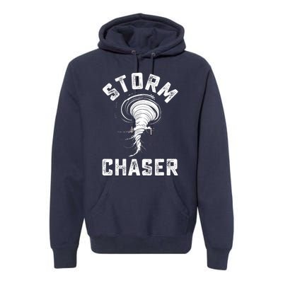 Storm Chaser Costume Tornado Twister Chasers Boy Premium Hoodie