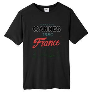 Sailing Club Cannes 1980 France Tall Fusion ChromaSoft Performance T-Shirt