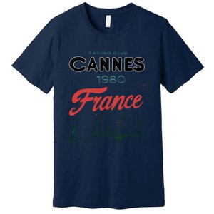 Sailing Club Cannes 1980 France Premium T-Shirt