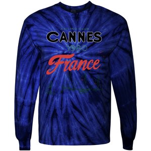 Sailing Club Cannes 1980 France Tie-Dye Long Sleeve Shirt