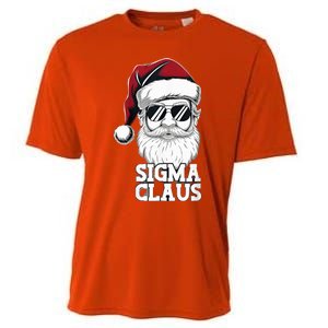 Sigma Claus Christmas Santa Claus Sarcastic Joke Cooling Performance Crew T-Shirt