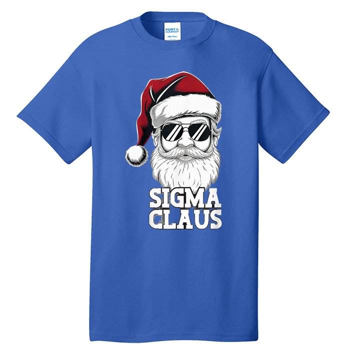 Sigma Claus Christmas Santa Claus Sarcastic Joke Tall T-Shirt