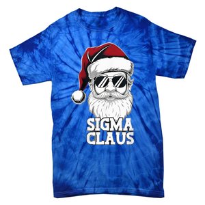 Sigma Claus Christmas Santa Claus Sarcastic Joke Tie-Dye T-Shirt