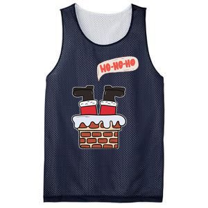 Santa Claus Christmas Funny Xmas Meme Santa Mesh Reversible Basketball Jersey Tank