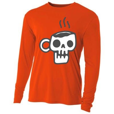 Skeleton Coffee Cup Halloween Skull Mug Gift Cooling Performance Long Sleeve Crew