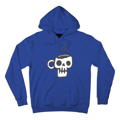 Skeleton Coffee Cup Halloween Skull Mug Gift Hoodie