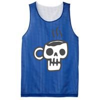 Skeleton Coffee Cup Halloween Skull Mug Gift Mesh Reversible Basketball Jersey Tank