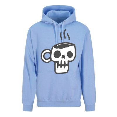 Skeleton Coffee Cup Halloween Skull Mug Gift Unisex Surf Hoodie